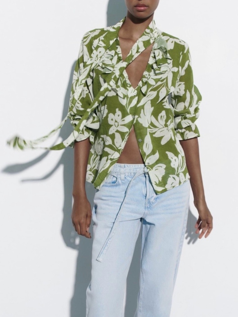 Zara Floral Blouse